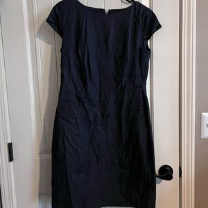 Alyx Black Sheath Dress with Dolman Cap Sleeves